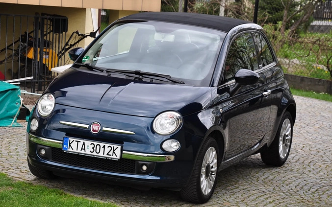 Fiat 500 cena 27500 przebieg: 90000, rok produkcji 2012 z Tarnów małe 781